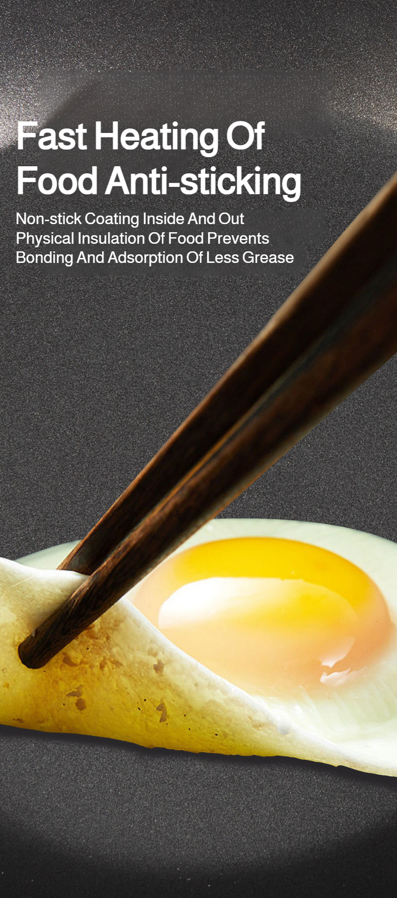 Easy-to-carry foldable frying pan
