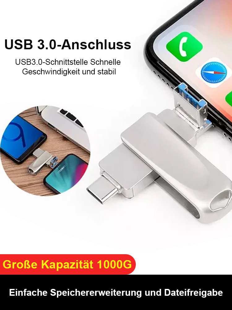 4-in-1 USB-Stick zur Speichererweiterung für Mobiltelefone