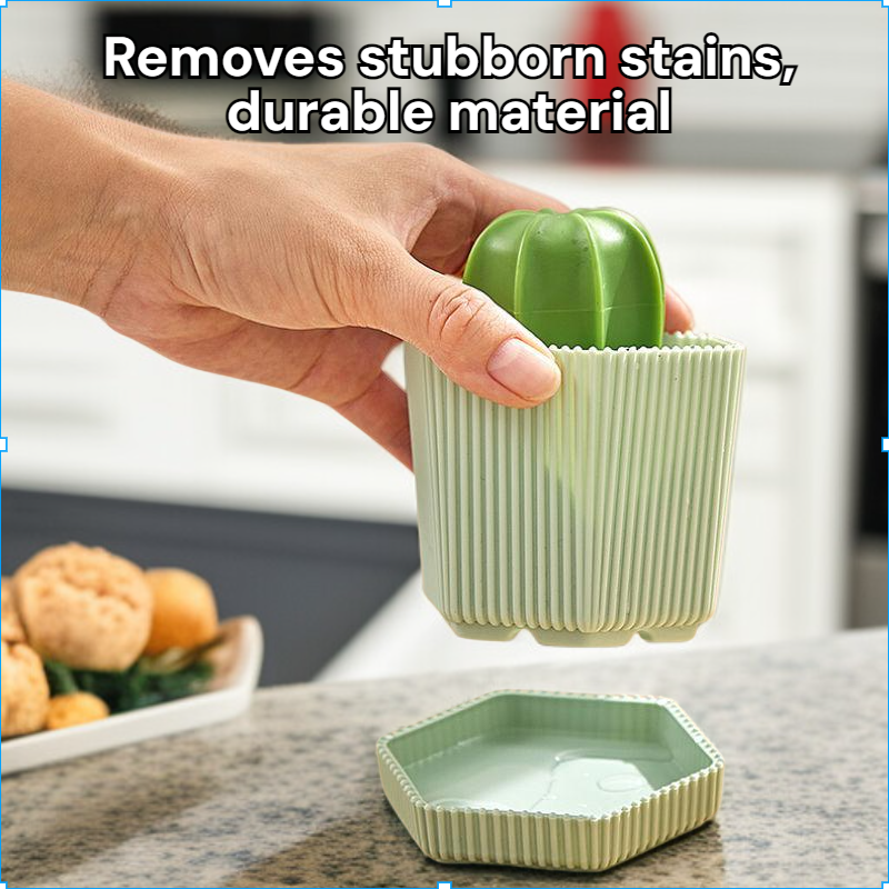 New cactus cleaning ball with good cleaning effect, household kitchen cleaning brush