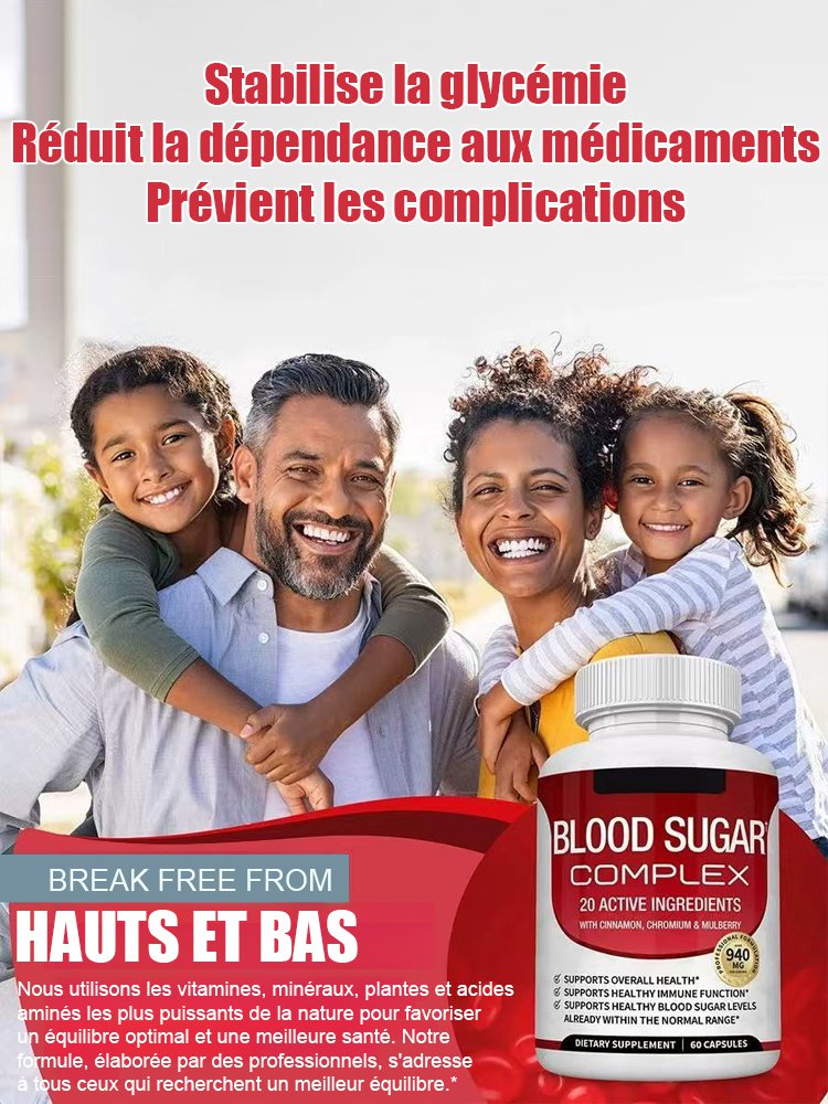 Capsules de régulation de la glycémie