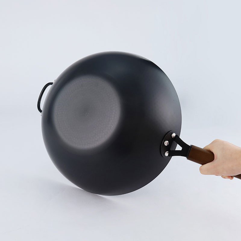 Wok domácnost wok nepotažená nepřilnavá pánev staromódní plynový sporák indukční vařič speciální