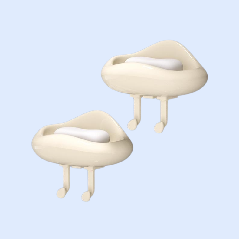 かわいい雲の形をした石鹸ケース