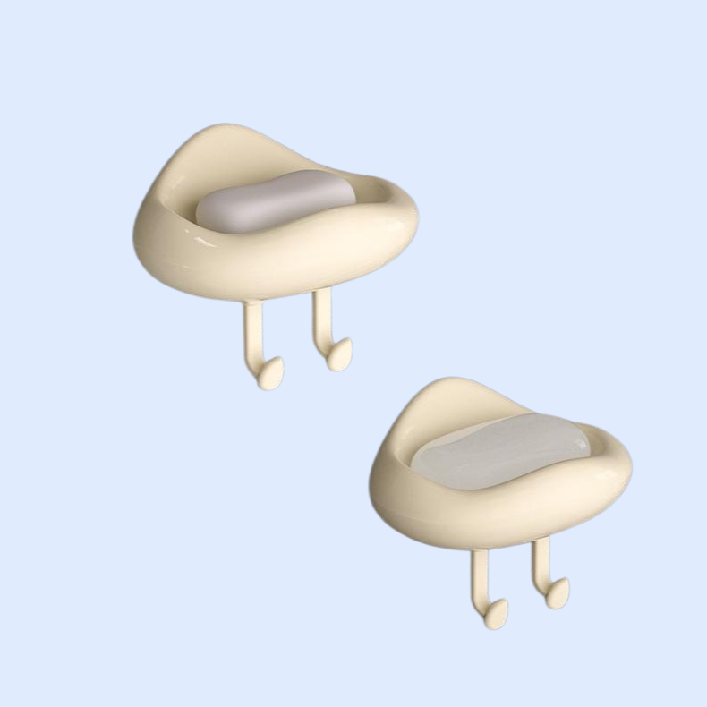 かわいい雲の形をした石鹸ケース