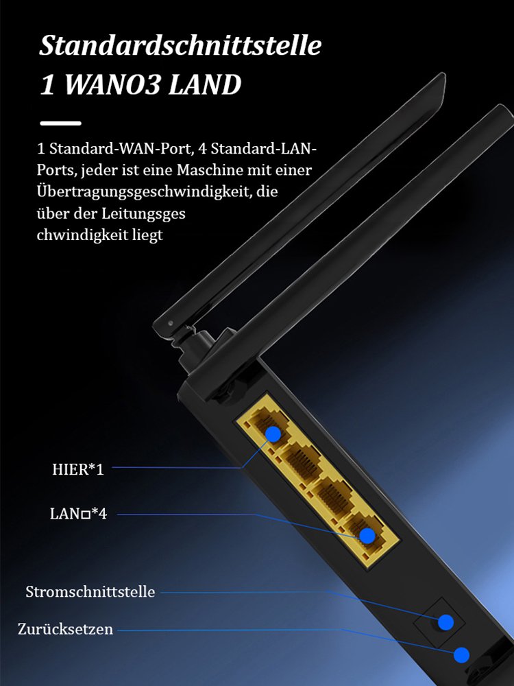 Neuer Hochgeschwindigkeits-WLAN-Signalverstärker.