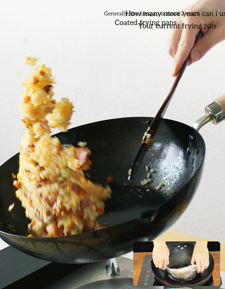 Iron Hammered Frying Pan