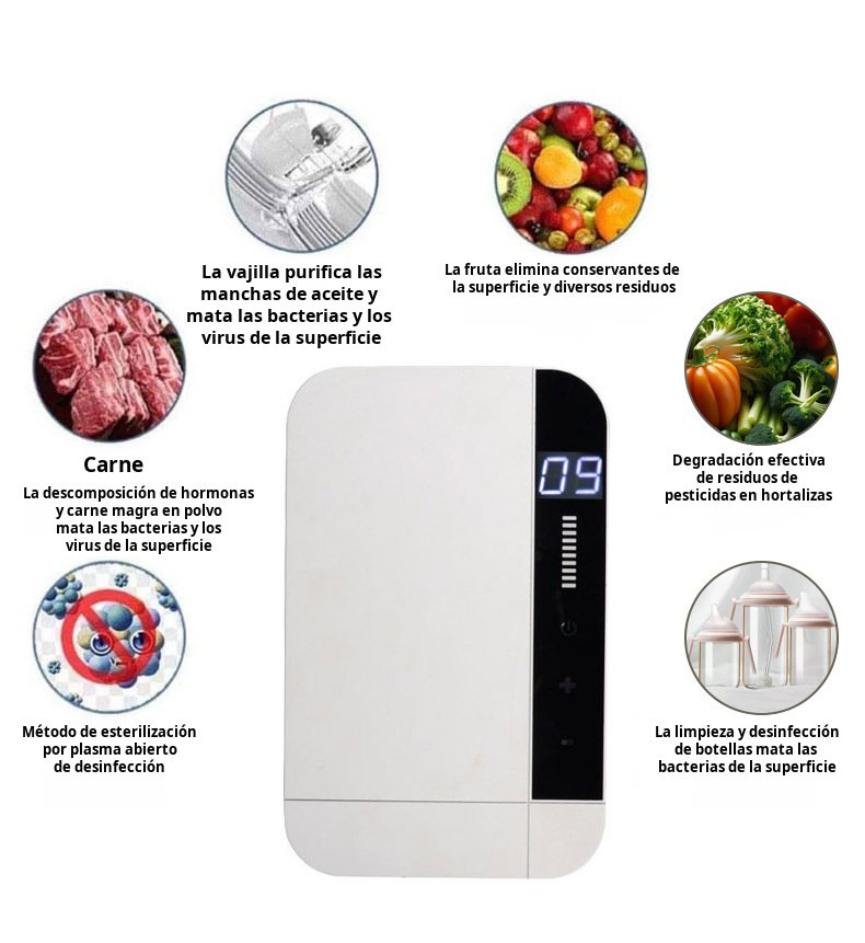 Esterilización eficiente de verduras con ozono