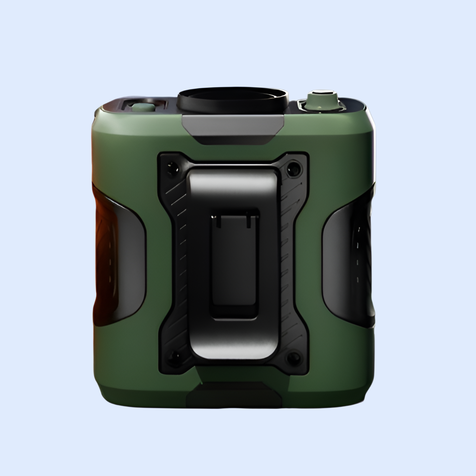 高速腰掛けファン USBポータブルファン 腰にクリップできるファン 屋外工事現場用モバイルバッテリー付き小型ファン @徐若雨