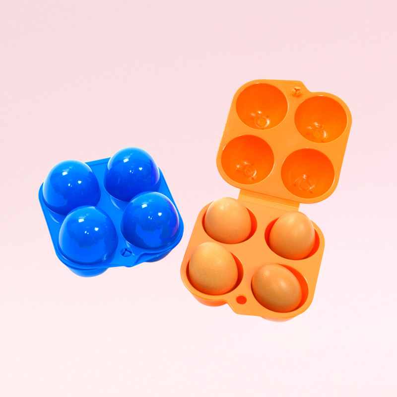 กล่องใส่ไข่แบบตั้งแคมป์กลางแจ้ง กล่องใส่ไข่พลาสติก