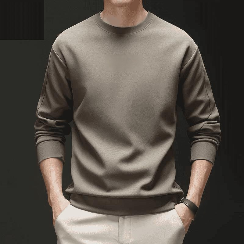 【Boutique Affordable Luxury】Fashionable Versatile Crew Neck Sweatshirt