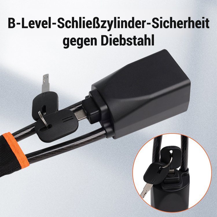 【Keine Angst mehr vor Autodiebstahl】Stahlseil-Auto-Diebstahlsicherung