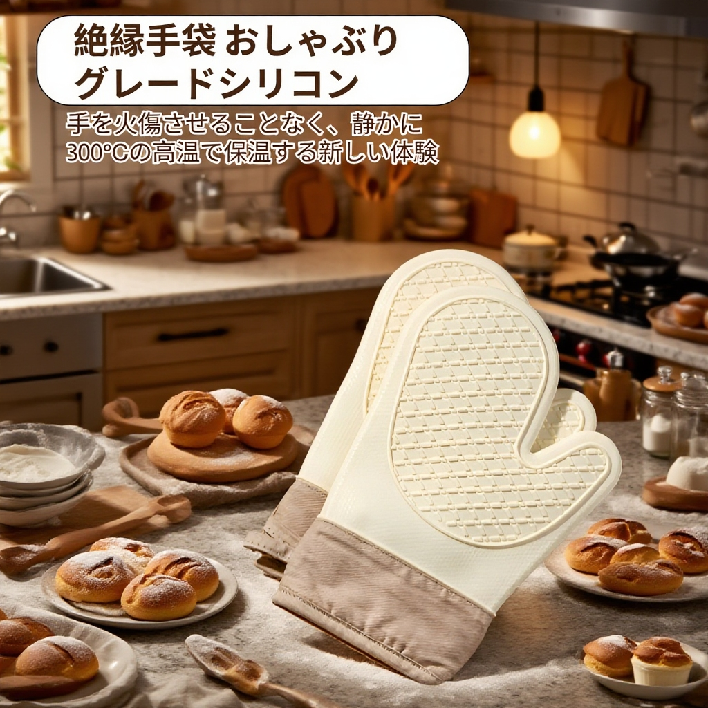 両面タイプ耐熱グローブの全体画像