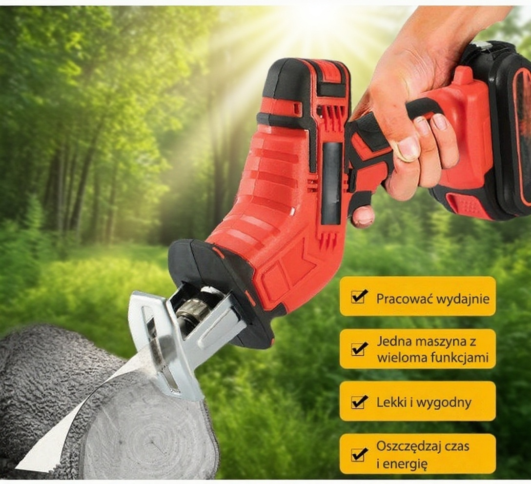 Wielofunkcyjna przenośna piła łańcuchowa na baterie litowe – widok produktu