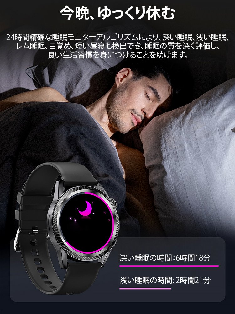 スチールバンドWatch4 Pro血糖測定スマートウォッチ