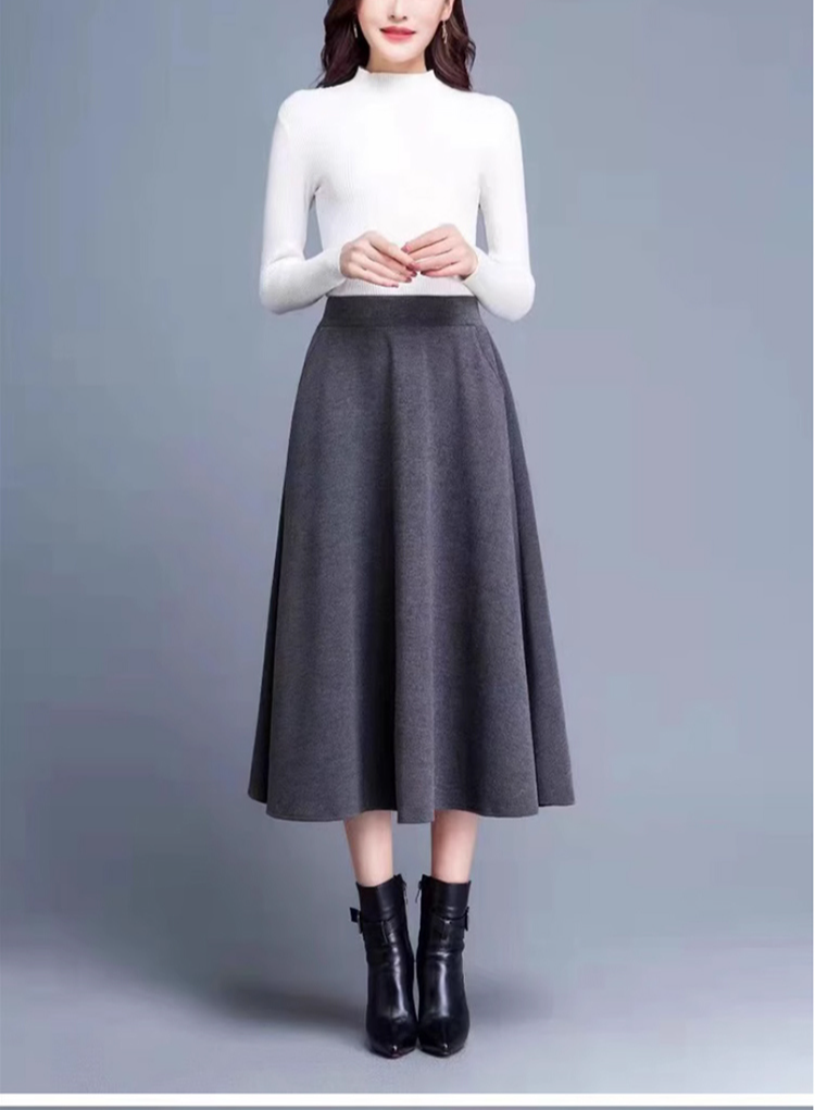 秋冬に最適な暖かいスカート