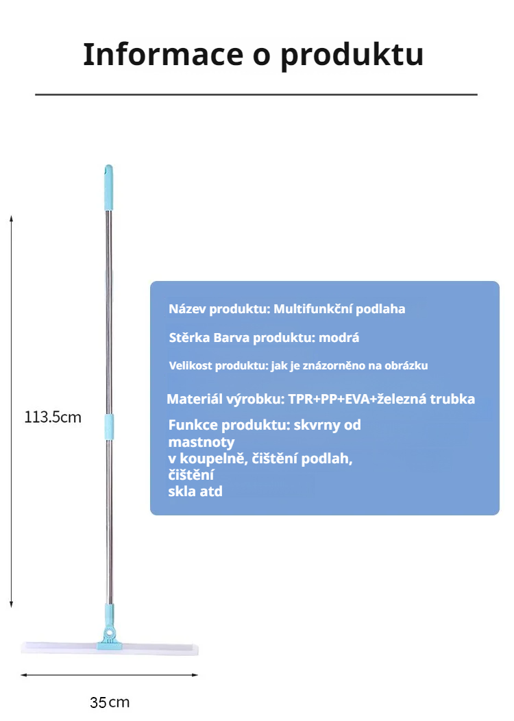 Kouzelný smeták bez slepých míst na všechny povrchy