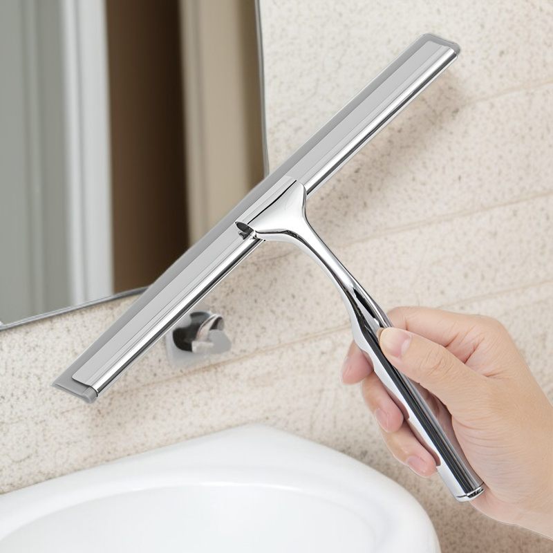 ガラス洗浄用工芸品 浴室鏡洗浄用亜鉛合金製 家庭用ガラスワイパー 車の窓用ワイパー