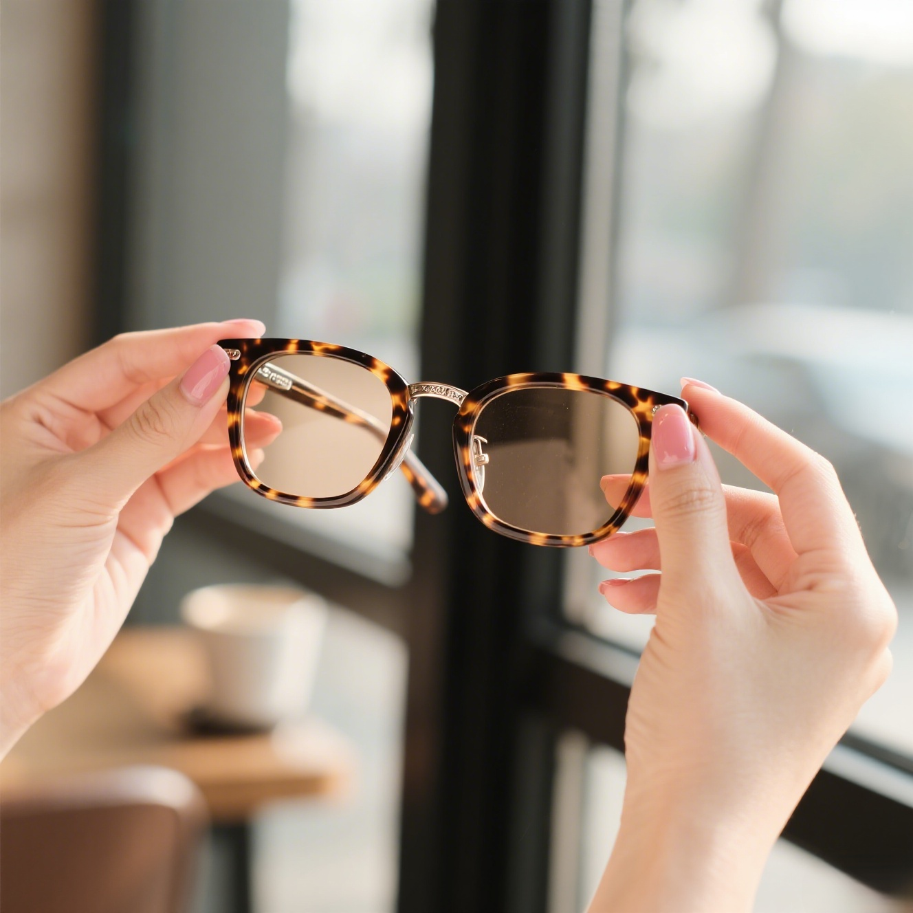 แว่นตากันแสงสีฟ้า HD ไร้กรอบ