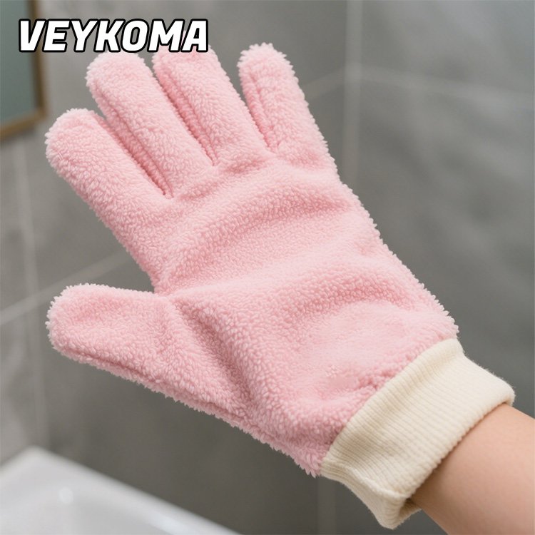 목욕 장갑, 5개 손가락 목욕 타월, 목욕 타월