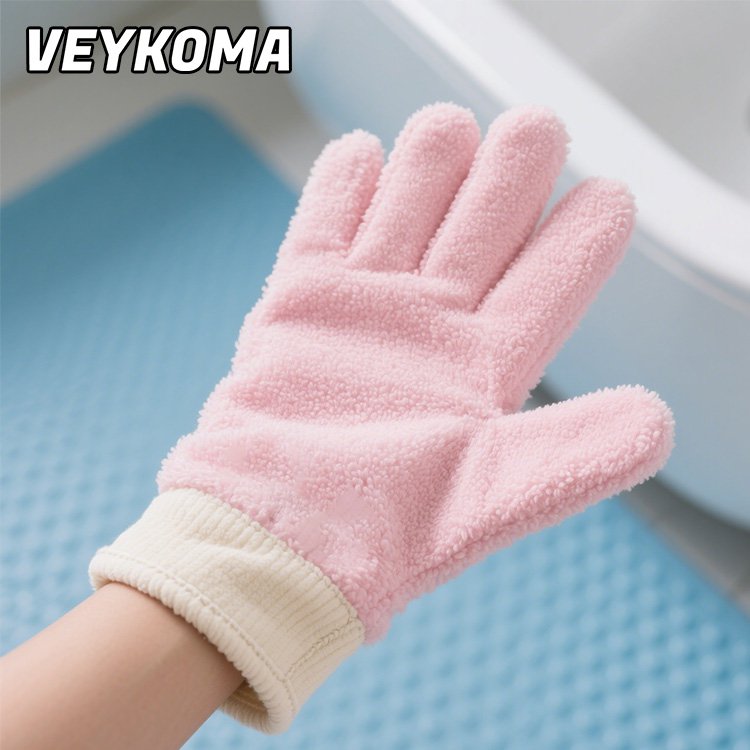 목욕 장갑, 5개 손가락 목욕 타월, 목욕 타월