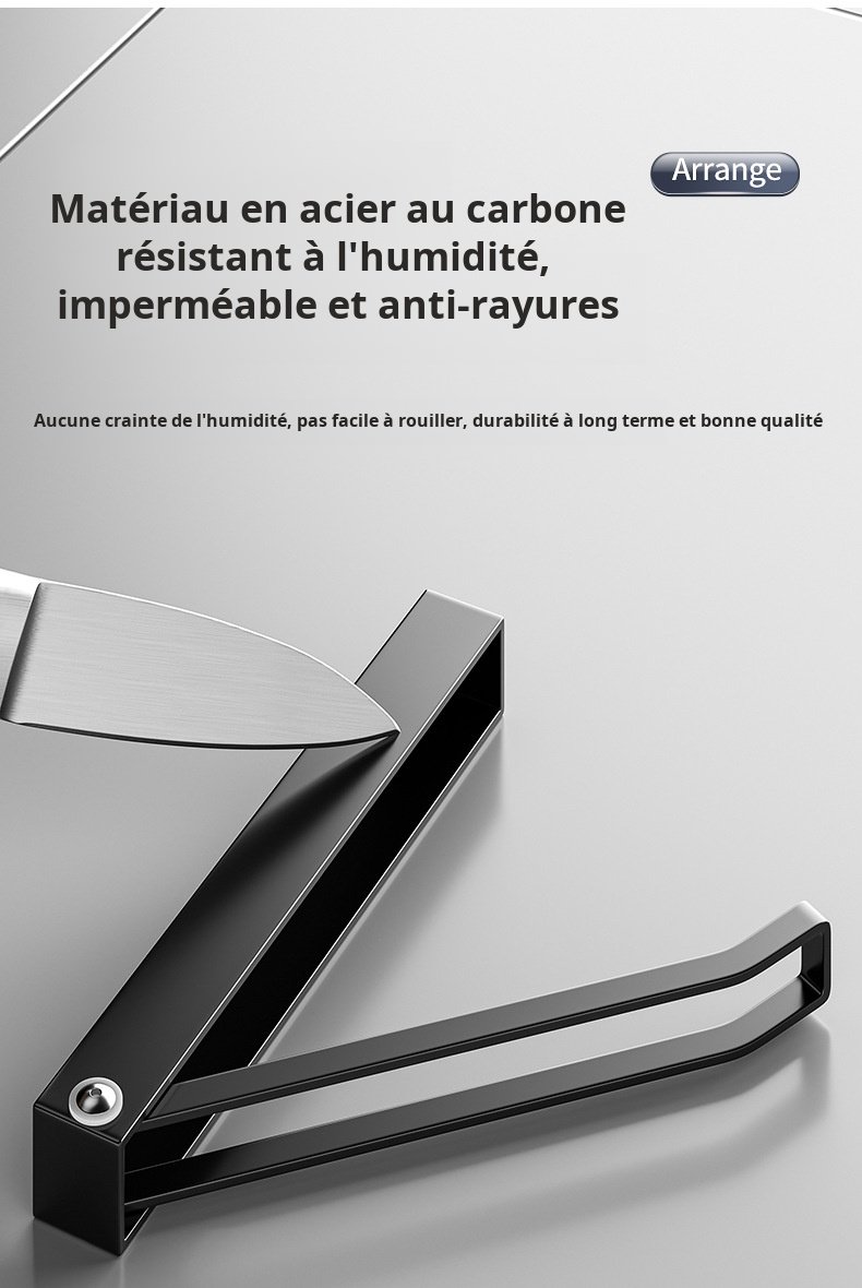 Installation facile du cintre pliable sans perçage