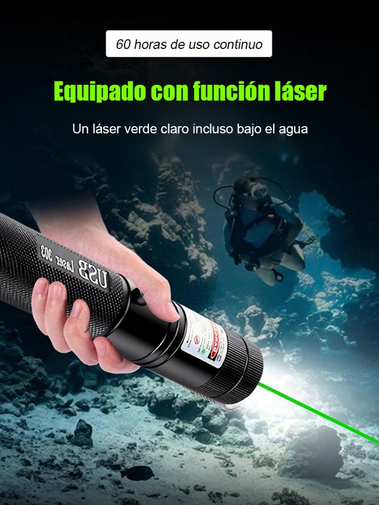 Puntero láser multifuncional USB