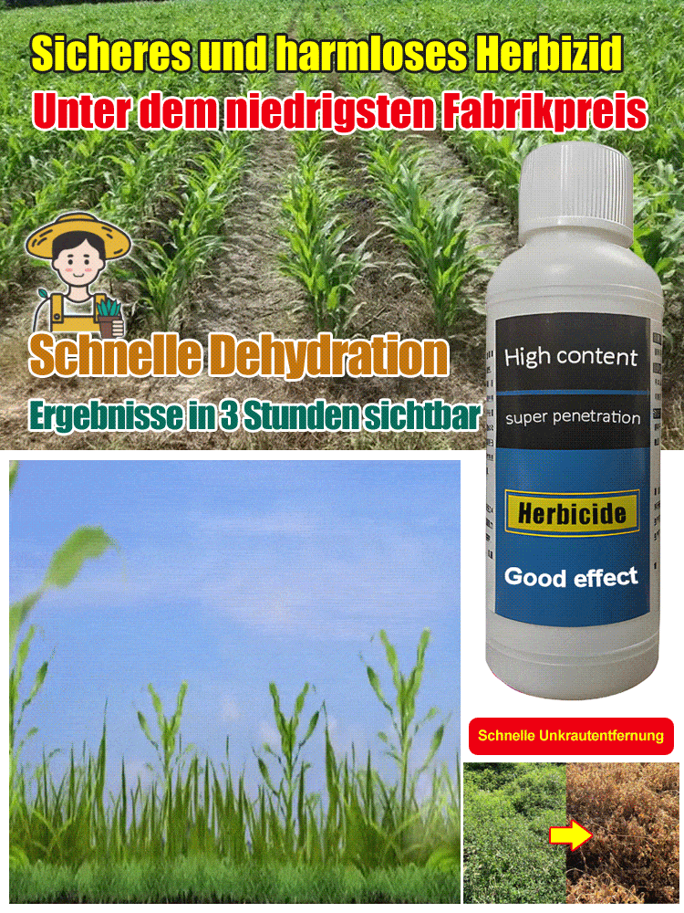 【100 Prozent Glyphosatfre】Hohenheim Forschungs-Bio-Unkrautvernichter✨Ein Jahr Schutz vor Unkraut✨