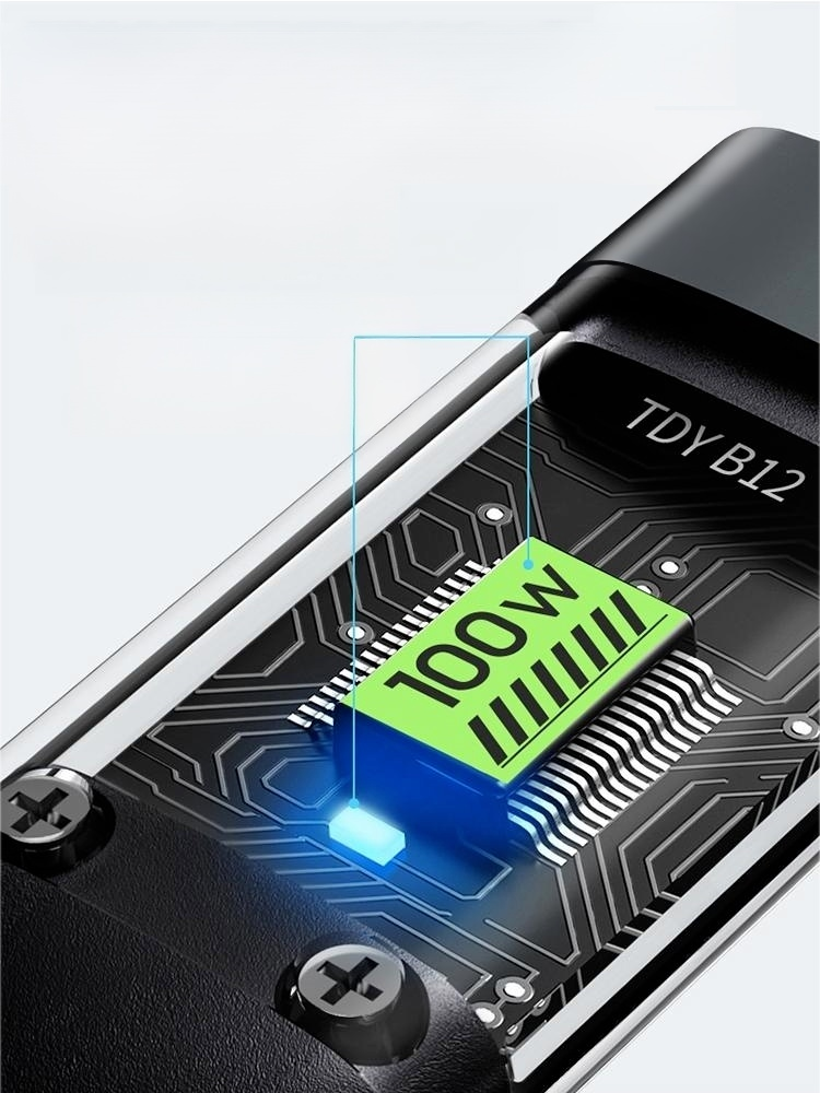 Transparent Luminous Super Fast Charging 3-in-1 Data Cable