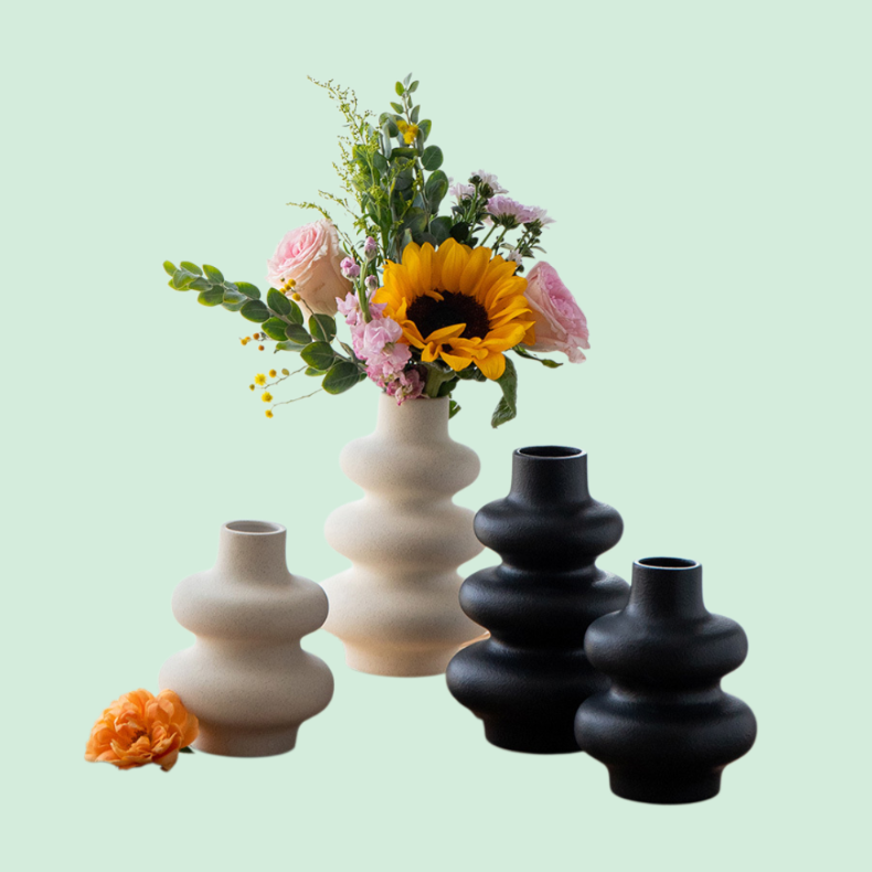 무광 소성 화병 장식품