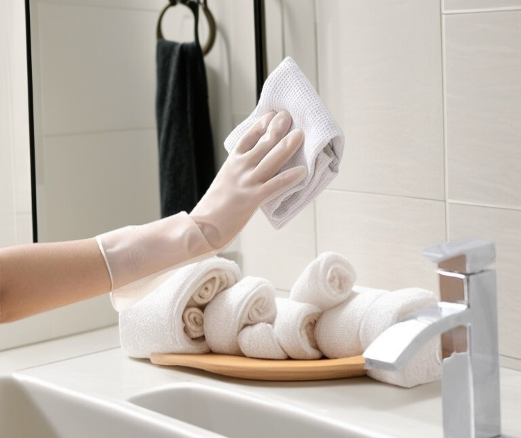 다용도 청소에 적합한 방수 장갑