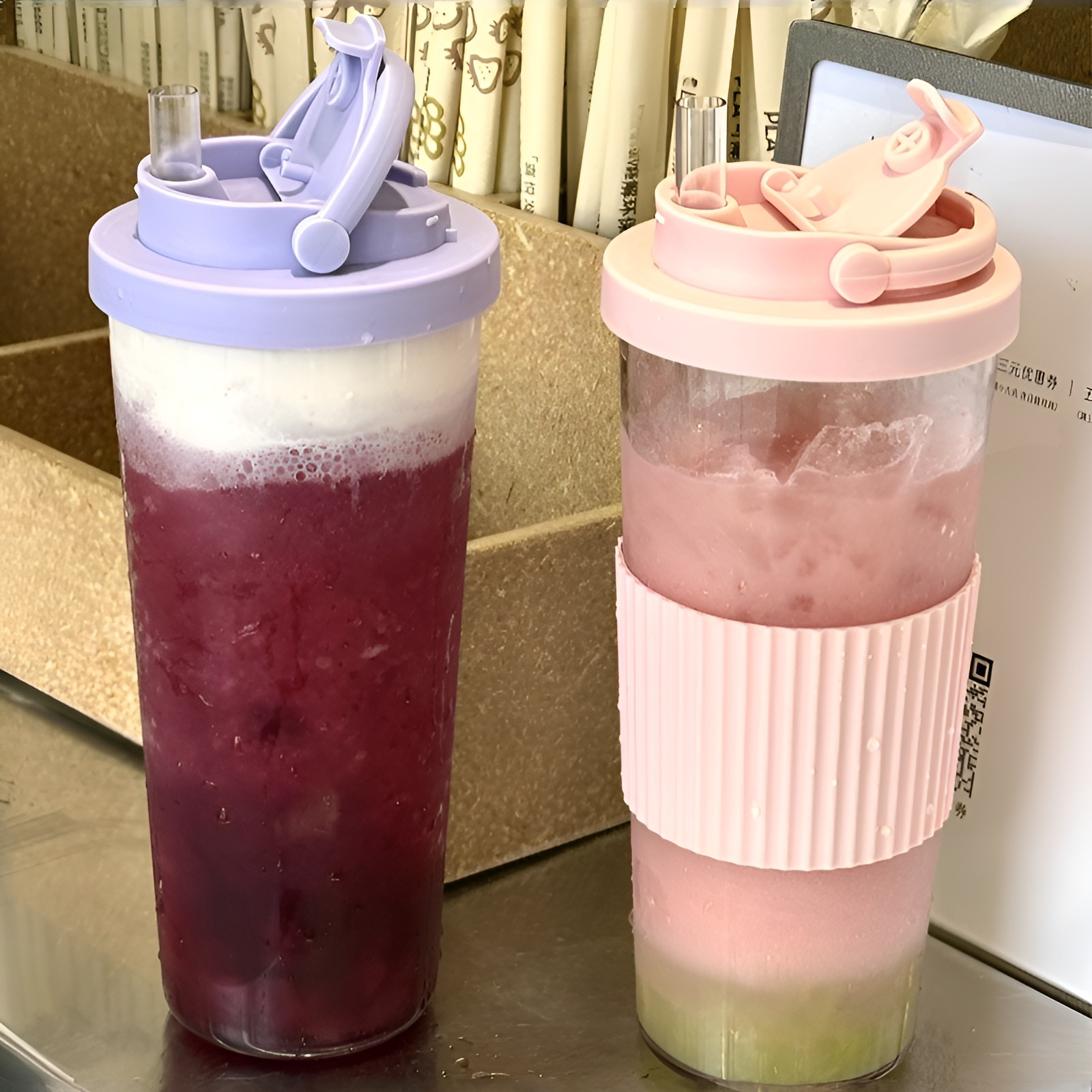 大きな吸入口を備えたカップの詳細