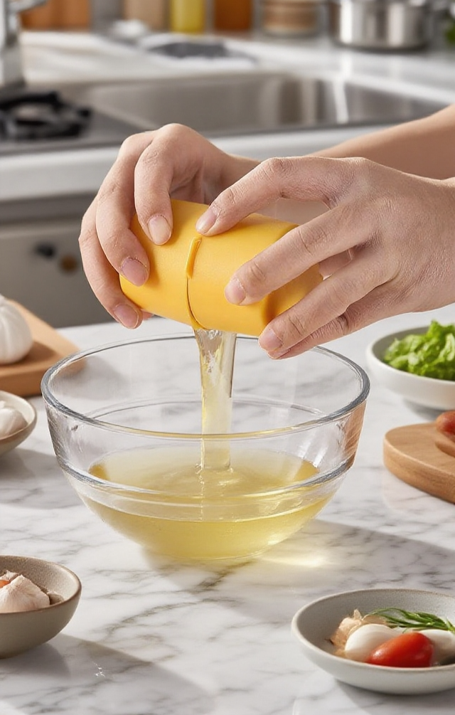 料理時短に役立つ開卵器