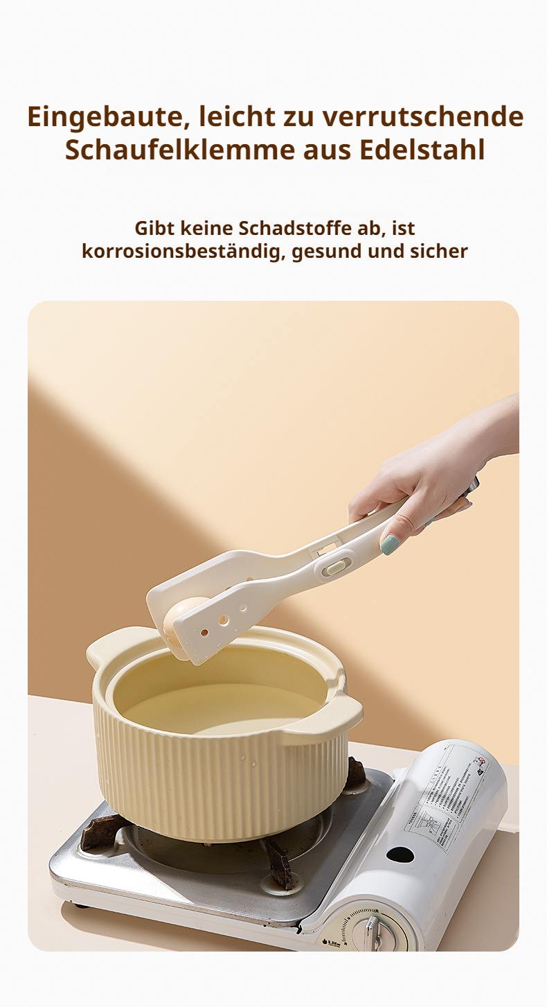 Robuster Bratspachtelclip für vielfältige Küchenanwendungen