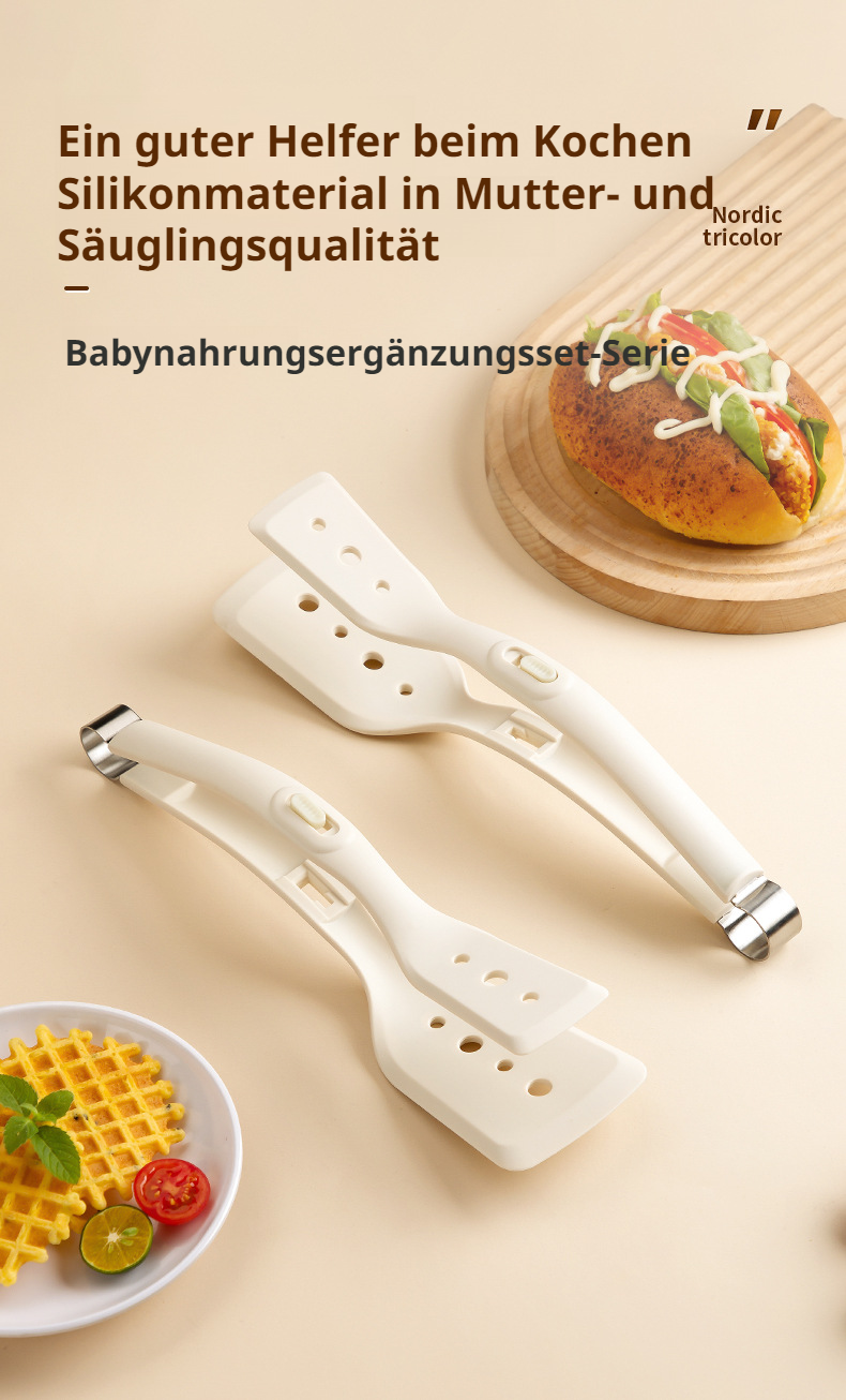 Sicherer Küchenhelfer – Spachtelclip für Pizza und Grill