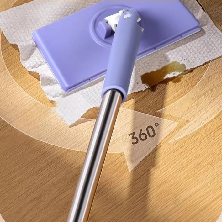 家庭用フェイスタオルモップ怠惰な自動布モップ多機能クリーニングフラットワイプ小型モップ浴室