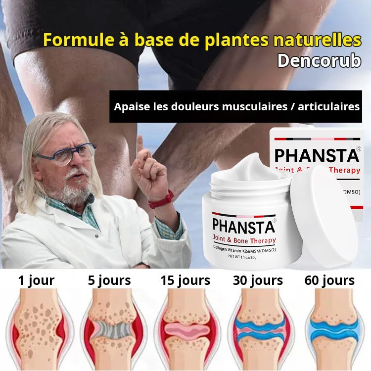 Crème de réparation des articulations et des os