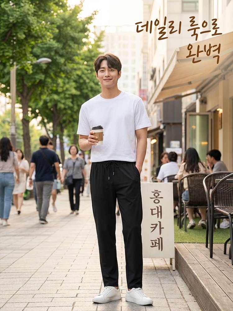 [방수·방유·방오] 남성 여름용 초경량 스트레치 스포츠 팬츠