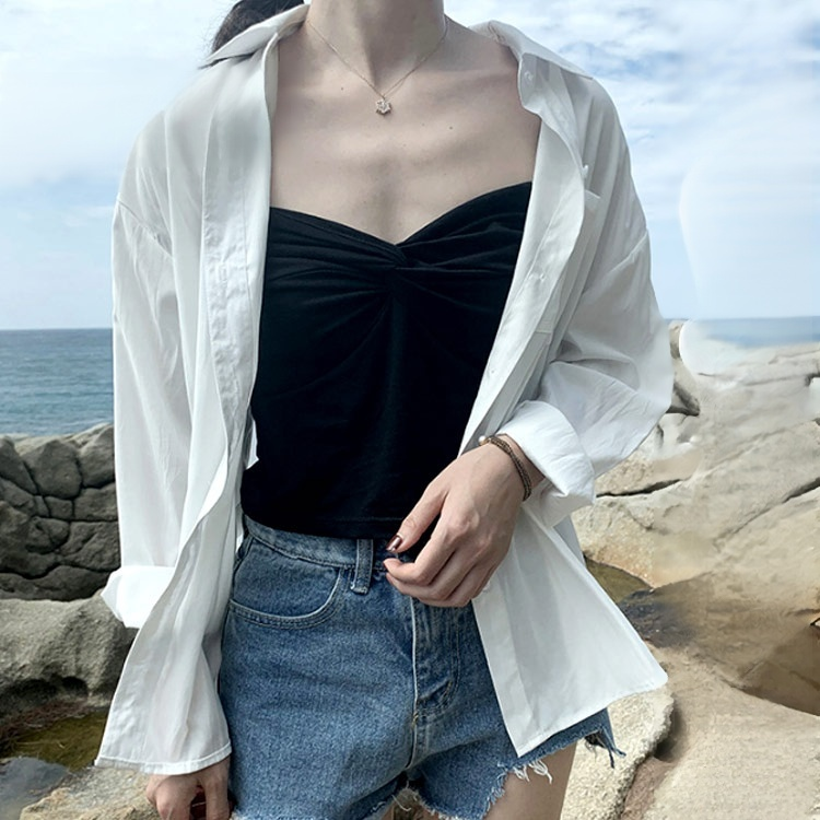 【レディースブラウス】シアー感が軽やかでフェミニン　大人っぽい透け感トップス　