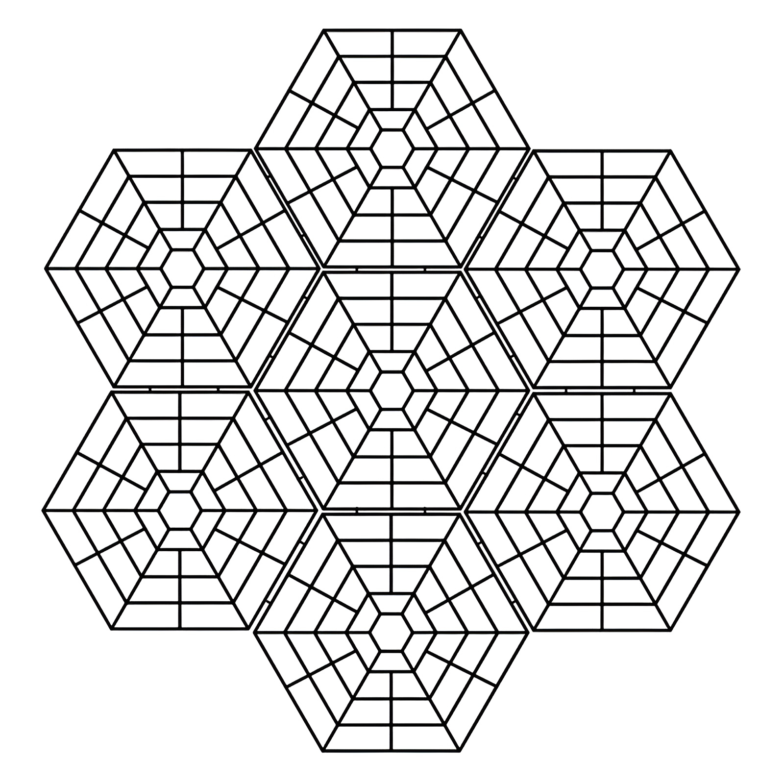 Sada 20 šestihranných ochranných sítí na ryby