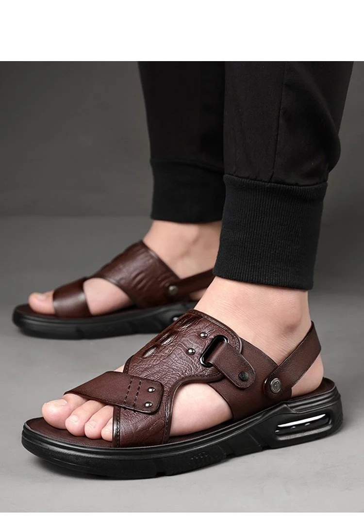 Sandales homme 2 positions pour confort optimal