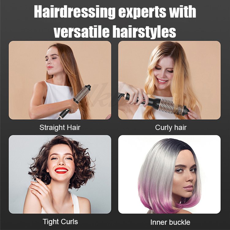 Big curly bangs curling iron