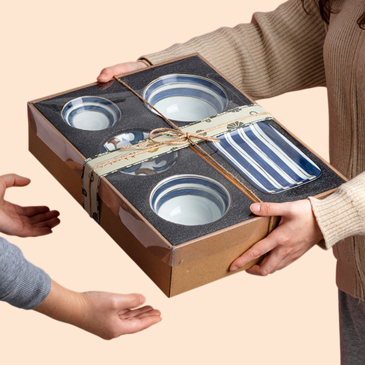 ボウル、プレート、お皿の6点ギフトボックスセット