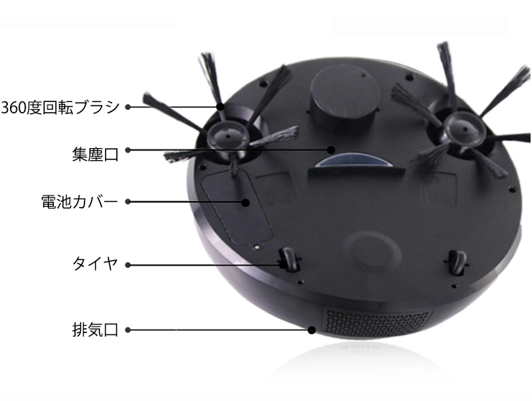 コンパクトなデザインのDODOLLお掃除ロボット