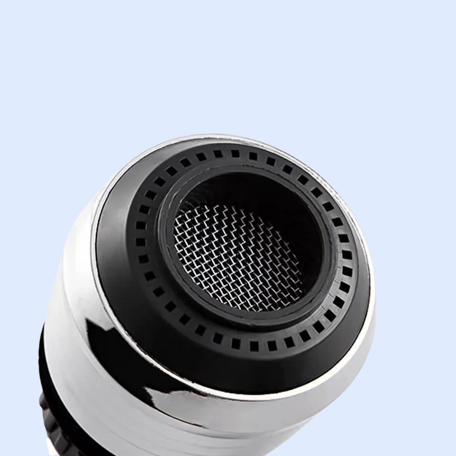 家庭用キッチン蛇口用防飛散ヘッド、自在回転増圧ステンレスシャワー