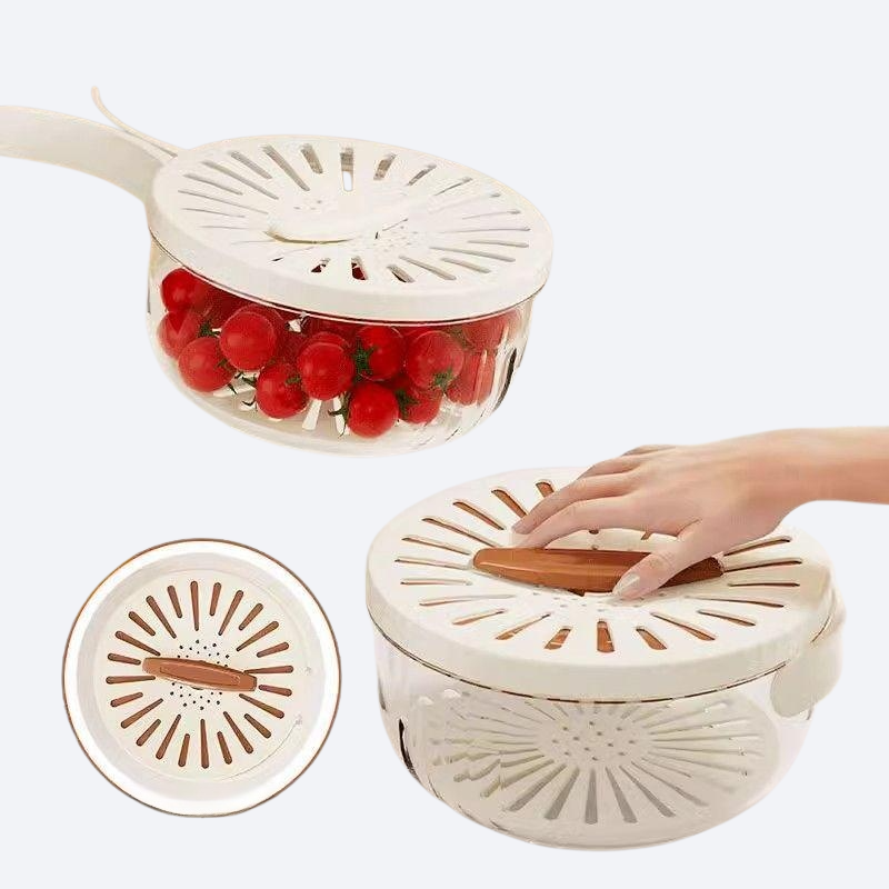 주방 다기능 손잡이 아스팔트 바구니