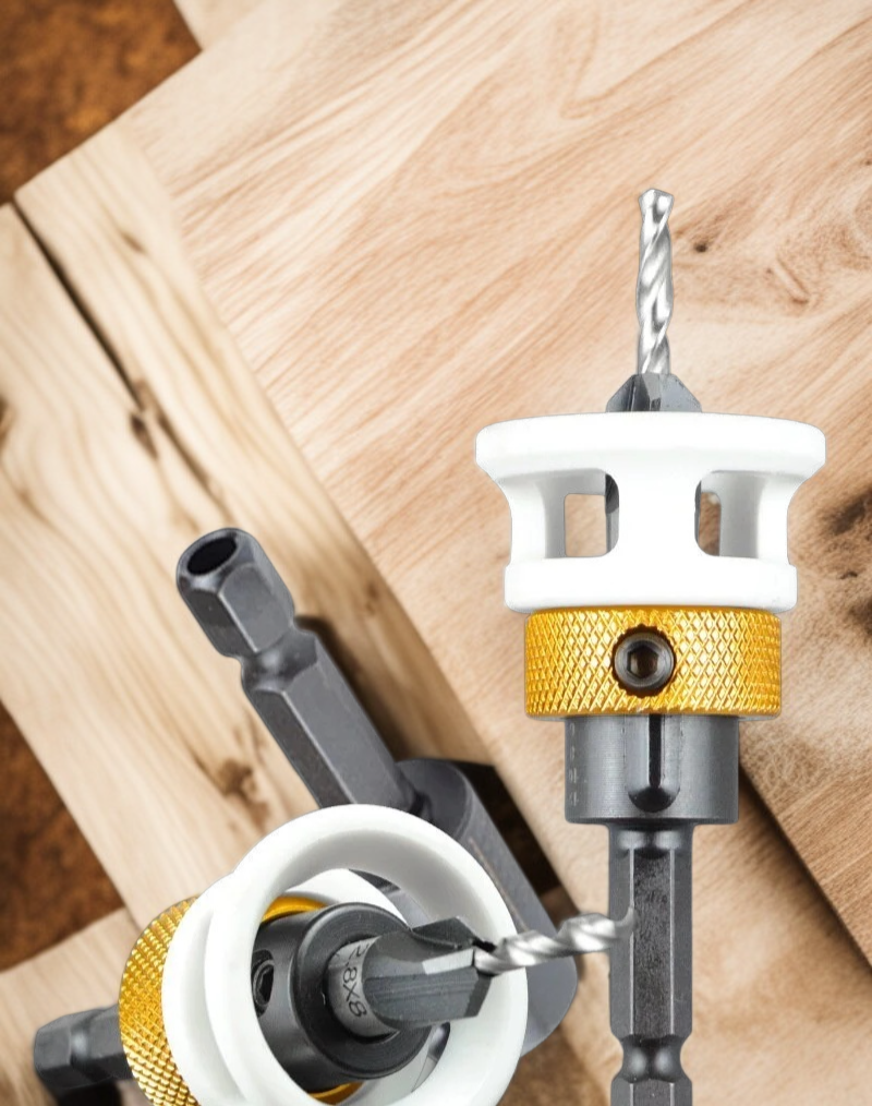 Broca avellanadora de cuatro filos para trabajos de carpintería