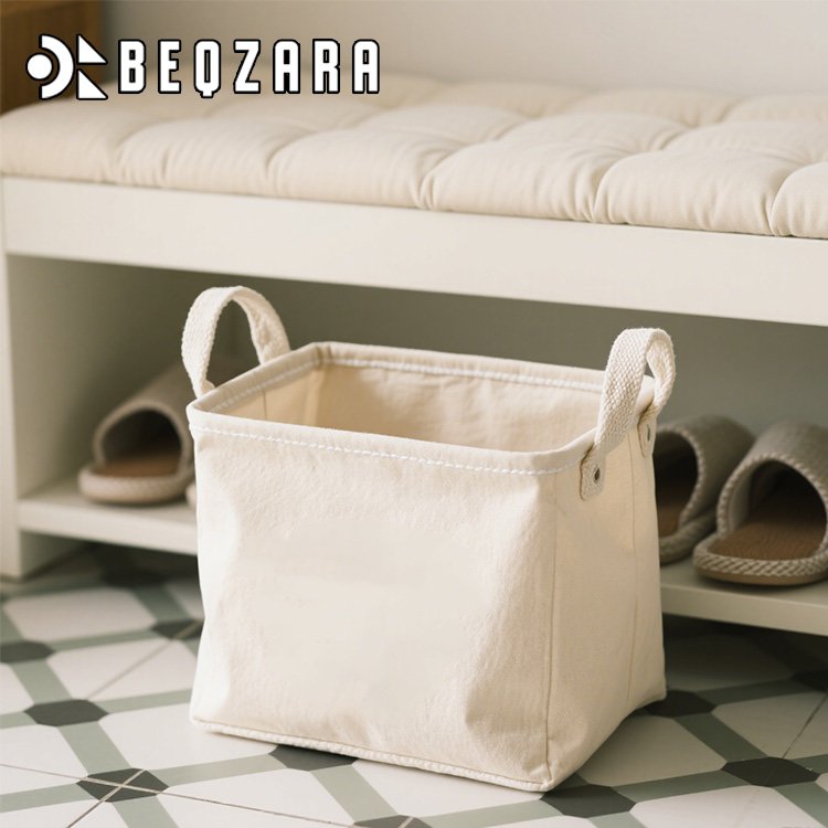 면/리넨 의류 수납함