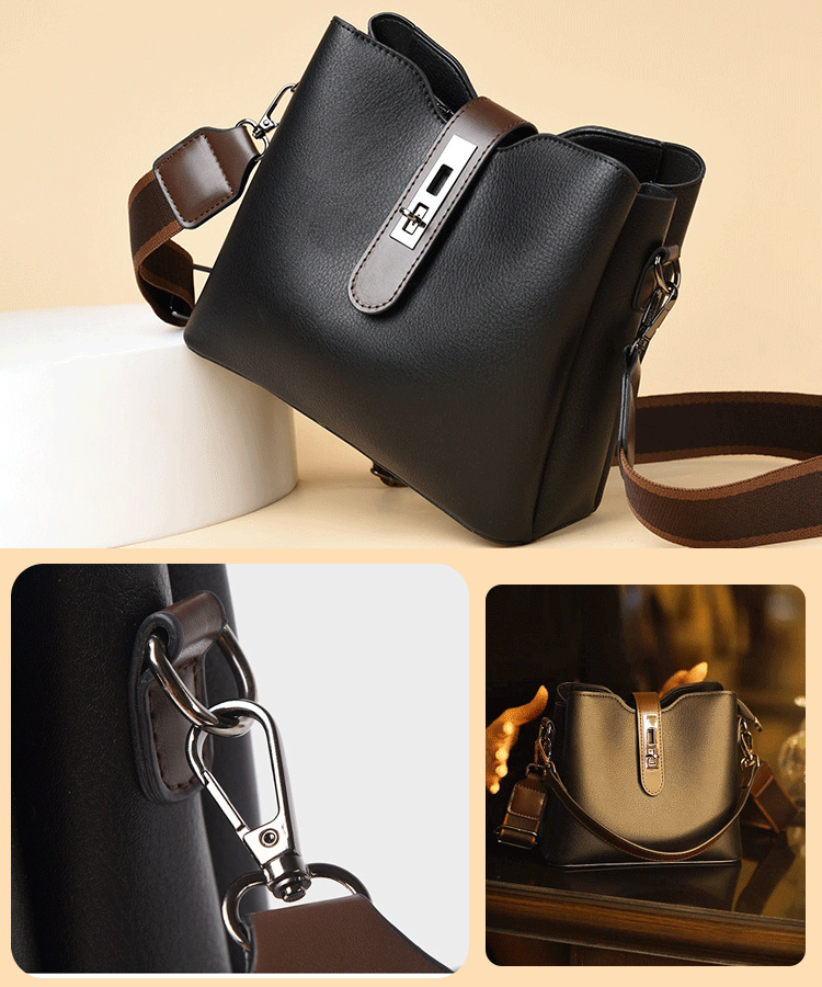 「栃木レザー」レトロ風2wayトートバッグ