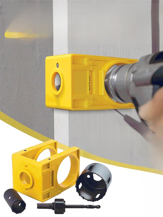 GK- ชุดดอกสว่านเจาะรูบนวัสดุไม้สำหรับติดตั้งตัวล็อคทรงบอล