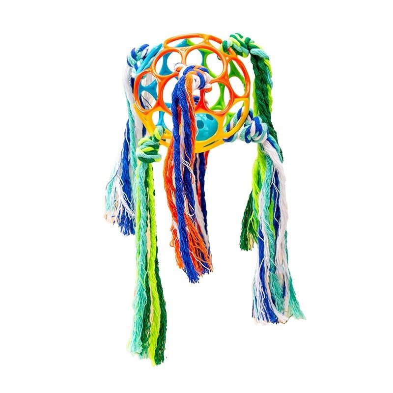 ペット咬まれにくいソフトラバーインタラクティブサウンドベル 屋外かじるおもちゃ犬のおもちゃ