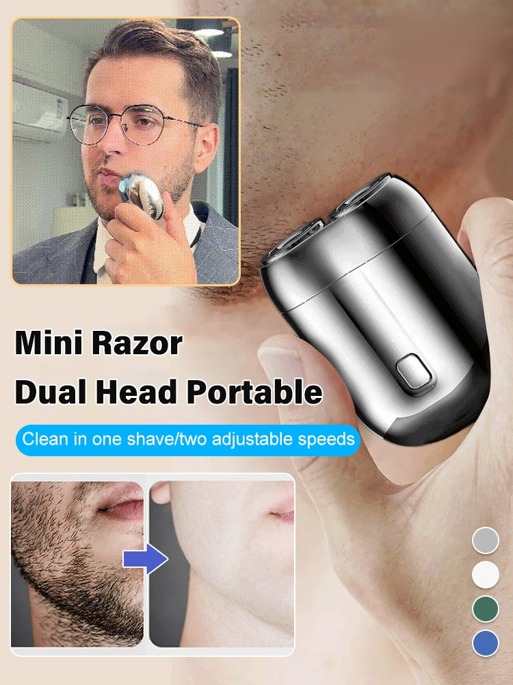 New Model Mini Dual-Head Electric Shaver
